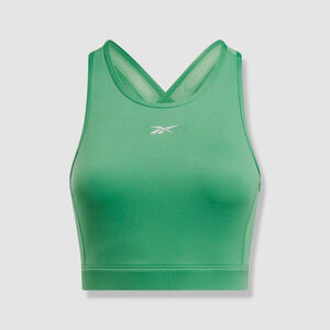 Reebok Identity Size M Train Vector Bralette / Sports Bra in Green NWT